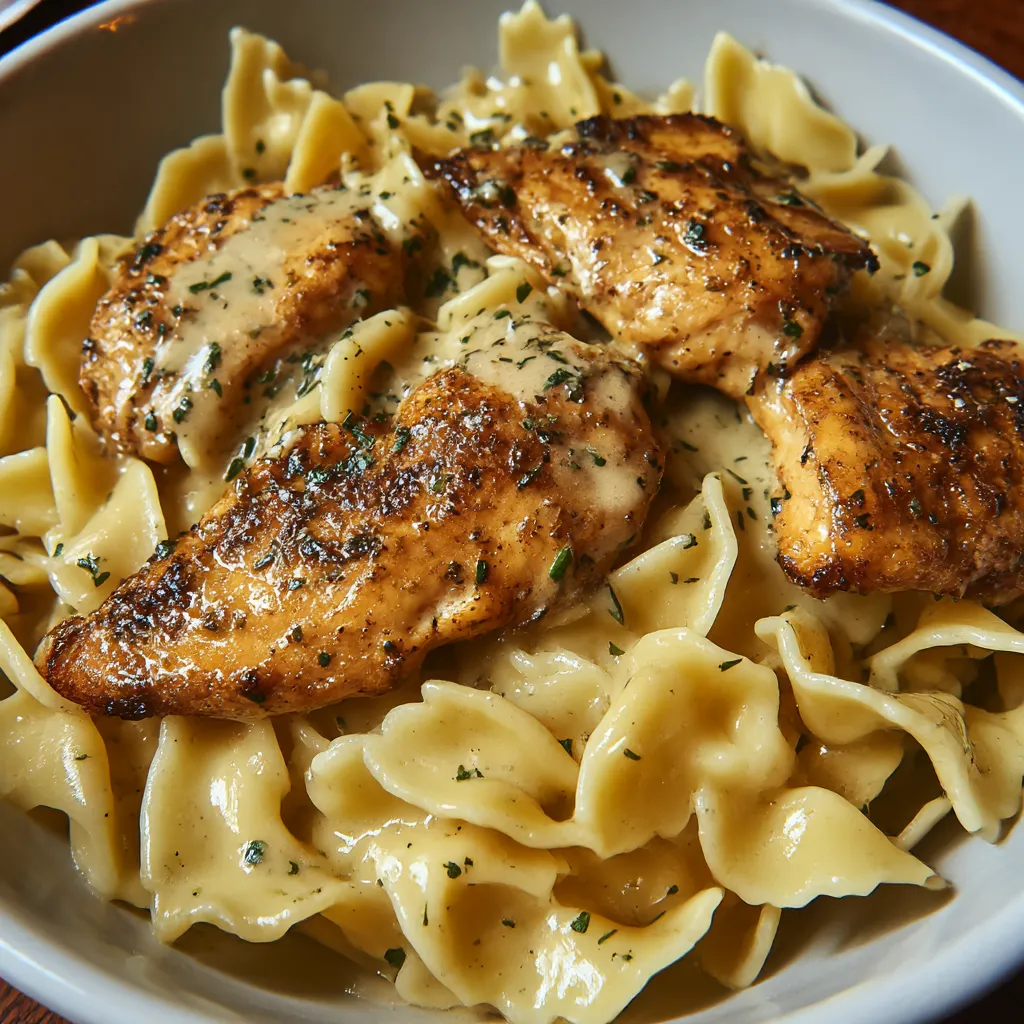 Chicken with Buttered Noodles
