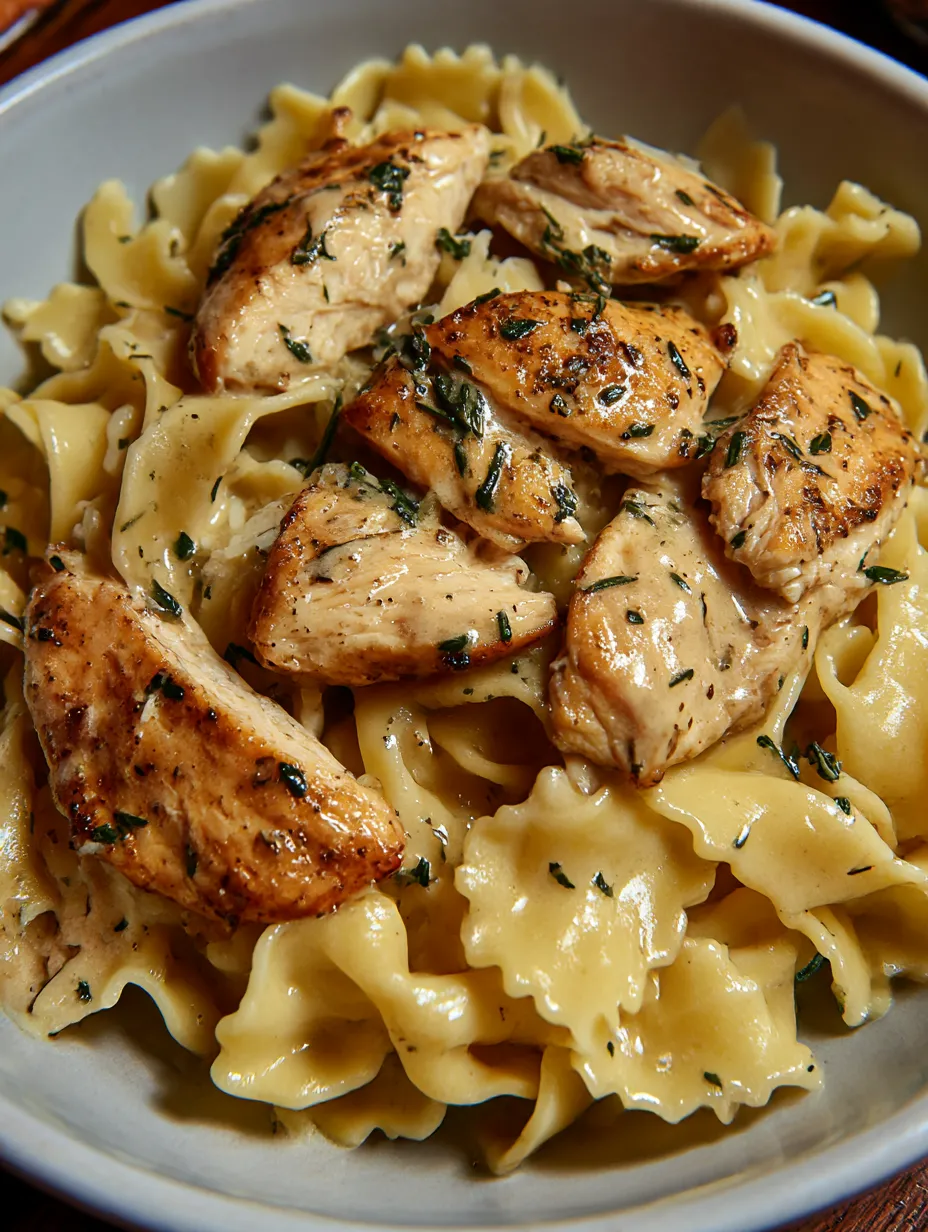 Chicken with Buttered Noodles