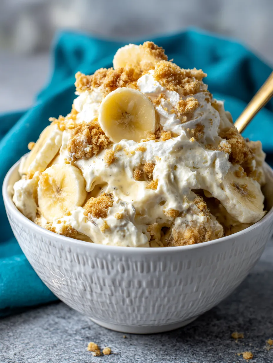 Easy Banana Pudding Fluff Salad