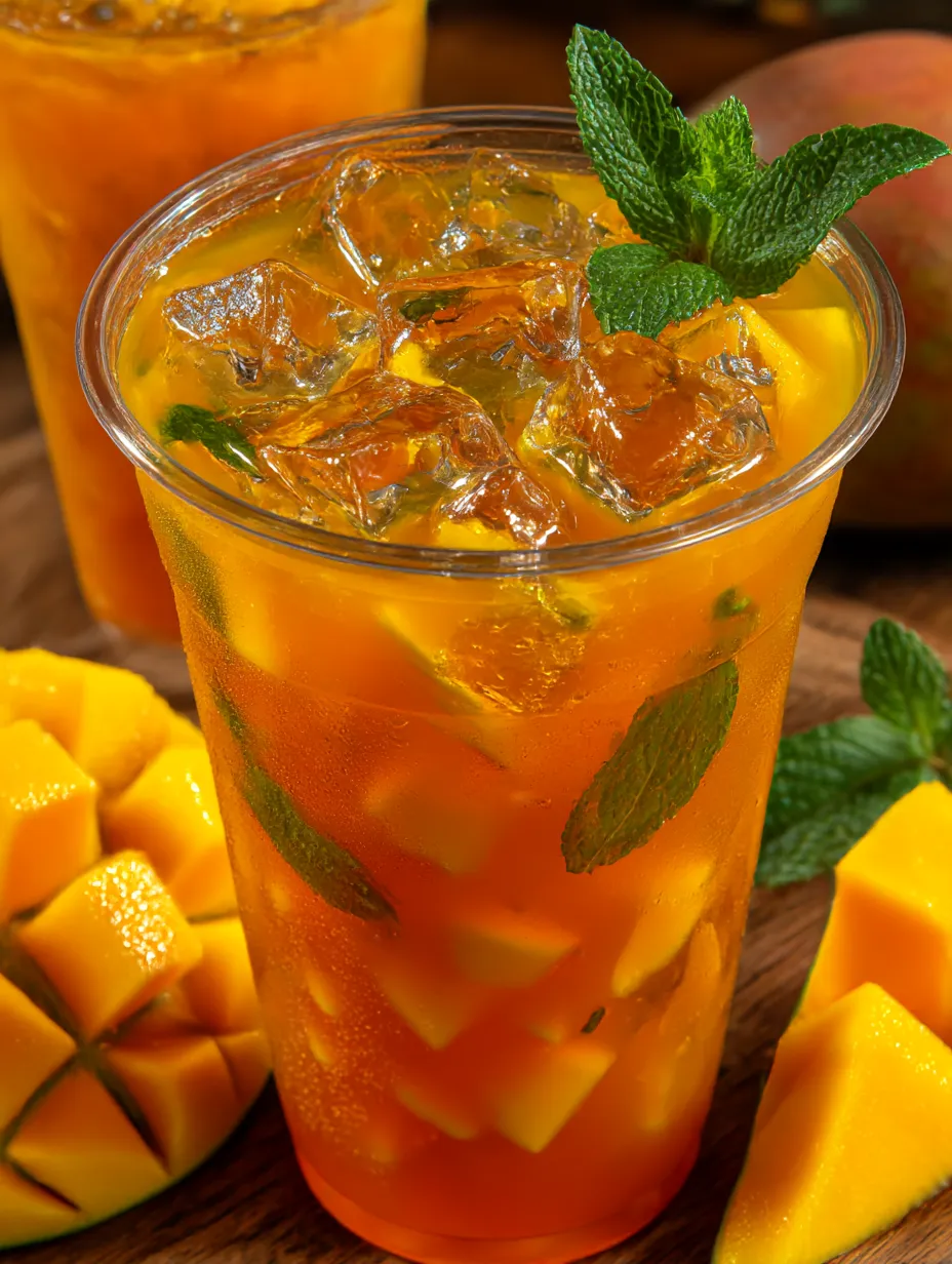 Mango Iced Tea