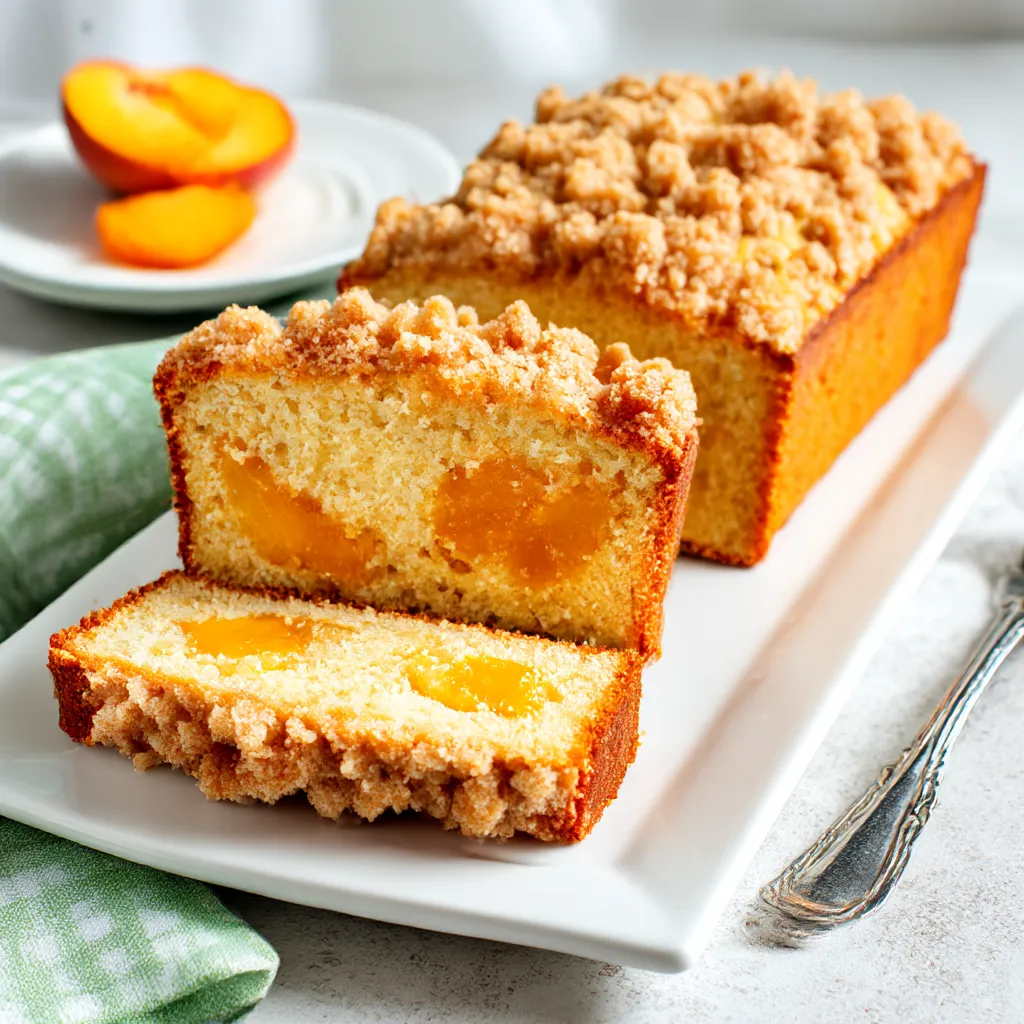 Peach Cobbler Pound Cake