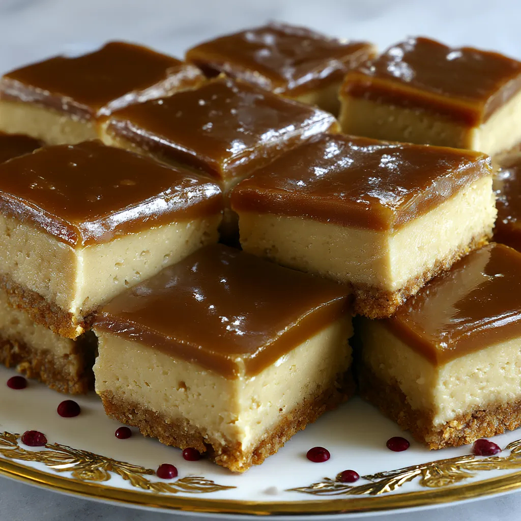 Dulce de Leche Cheesecake Bars