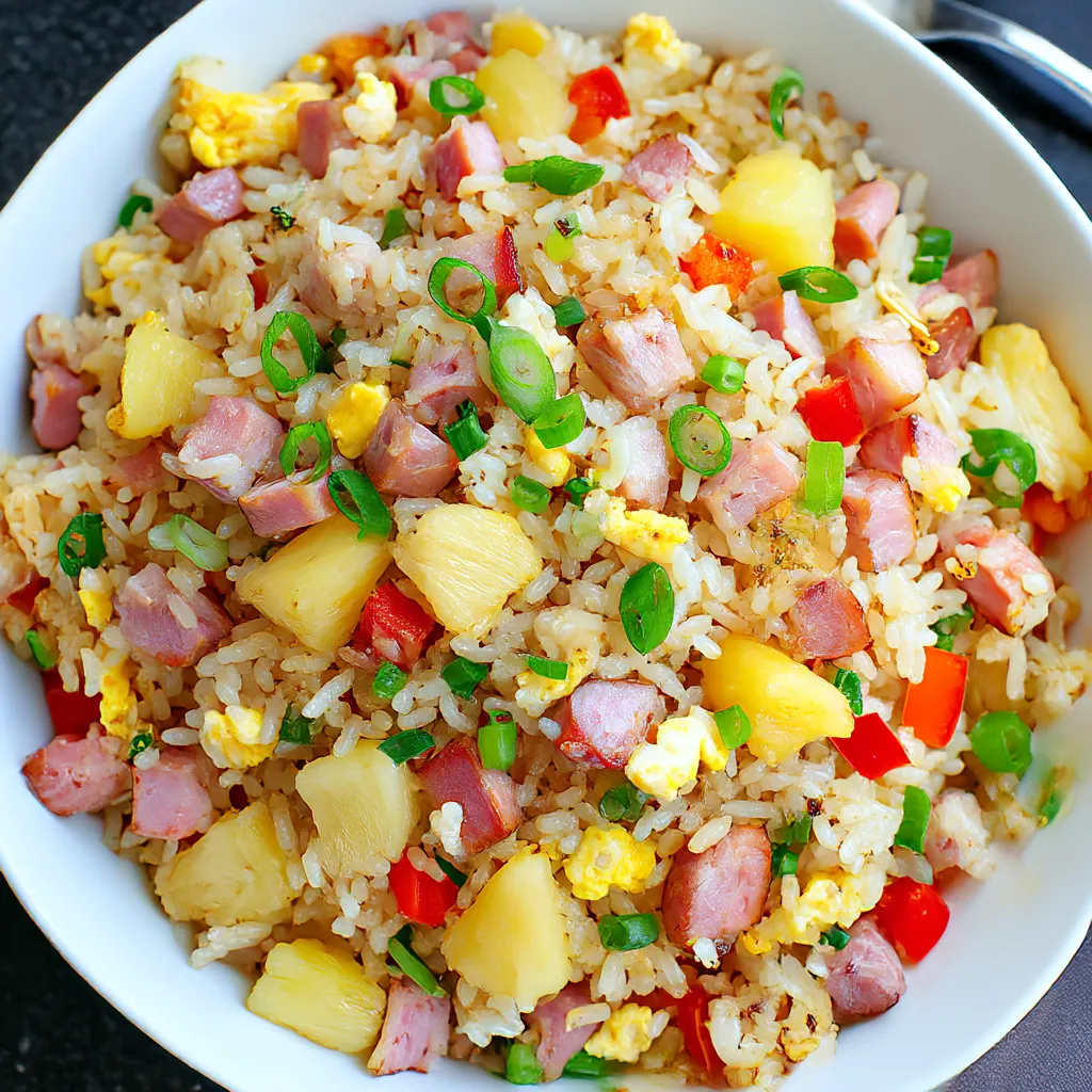 A white bowl filled with rice and meat.