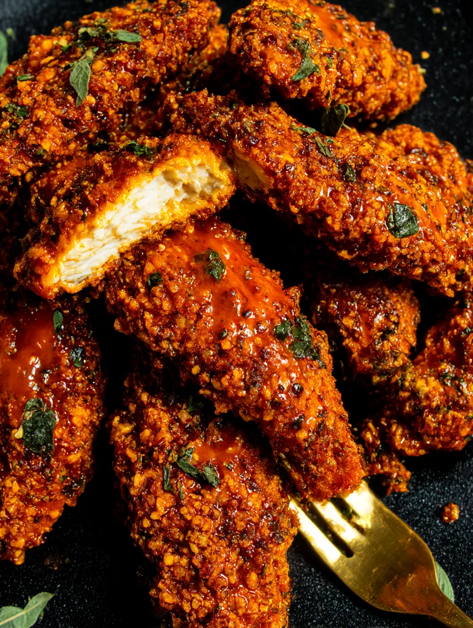 Crispy Buffalo Chicken Tenders.