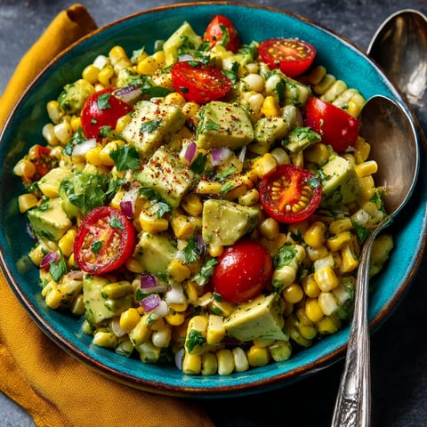 Summer Corn Salad with Avocado