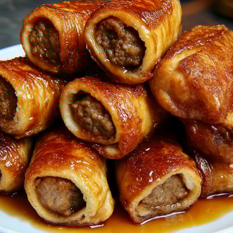 Sausage French Toast Roll-Ups Recipe